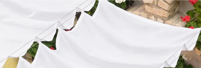 Seilspannsonnensegel in Standardgrössen