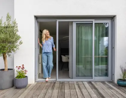 Lysel Fliegengitter Schiebetür nach Maß