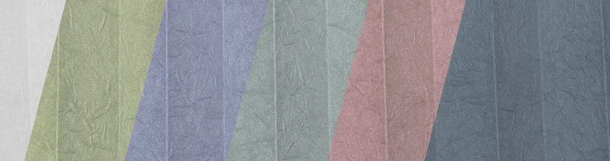 Crushstoff für Plissees