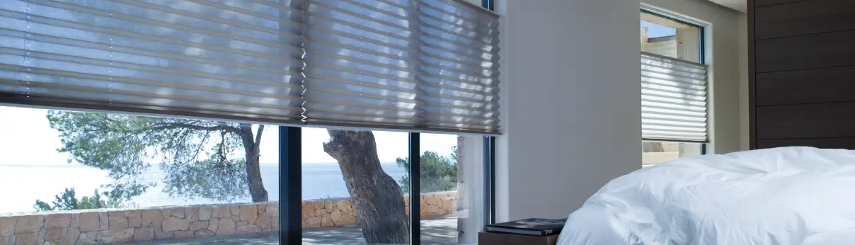 Schlafzimmer Plissee