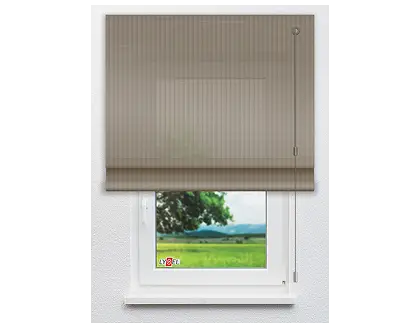 Raffrollo mit Zugbedienung