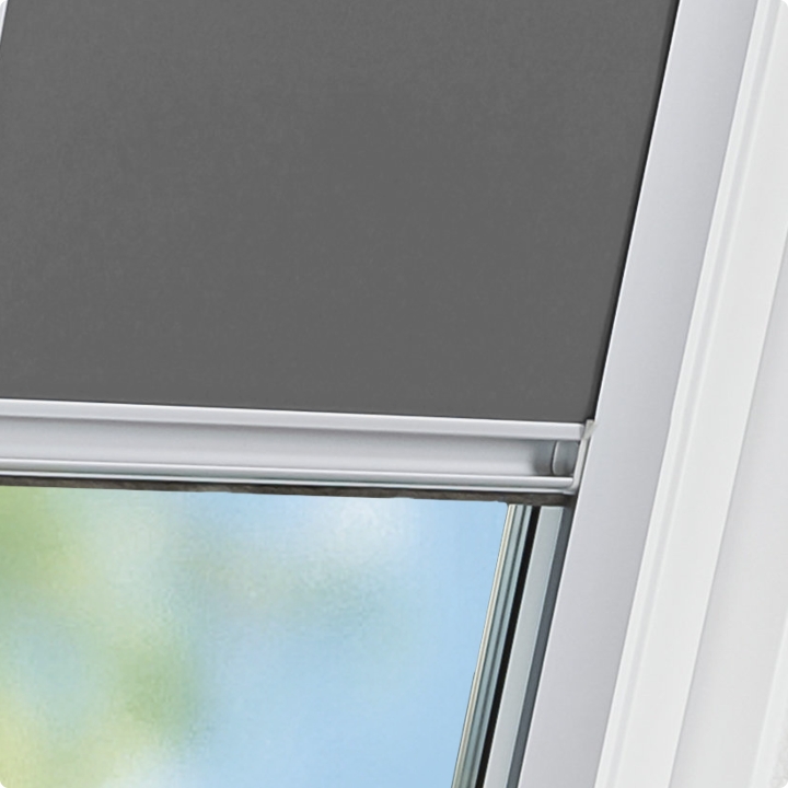 Dachfenster Rollo Nahaufnahme Bürstendichtung