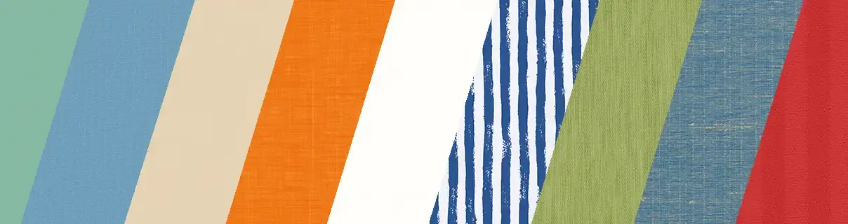 Rollos in verschiedenen Farben