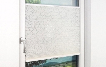 Weißes Faltstore in Standardgröße - online bestellen