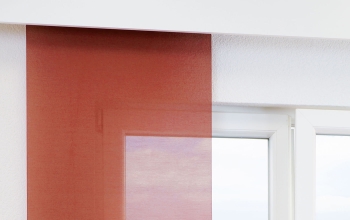 rote Flächenvorhänge, rote Flächengardinen - online bestellen