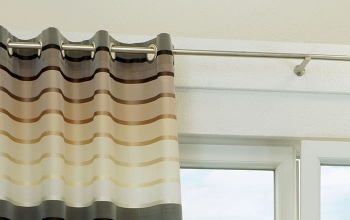 Ösenvorhänge Braun, Ösen-Vorhang Braun