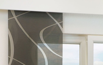 schwarze Schiebegardine, schwarze Schiebevorhänge - online bestellen