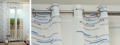 Ösenschals, Gardinenschals